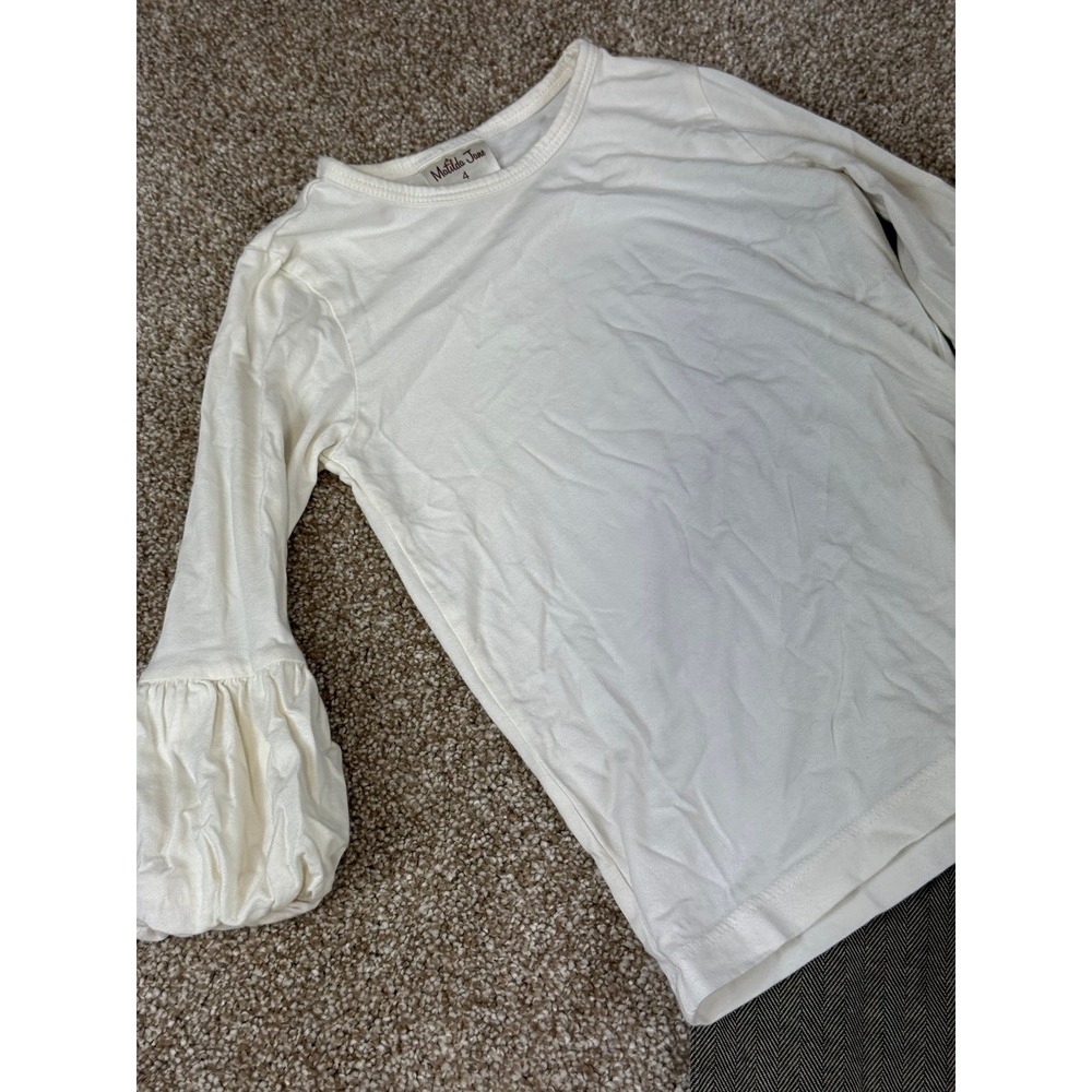 LOT Matilda Jane Girls Herringbone Ruffle Pants Bell Sleeve Tunic Tops 4 - Picture 5 of 9